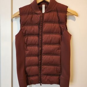 Lululemon fitted maroon vest